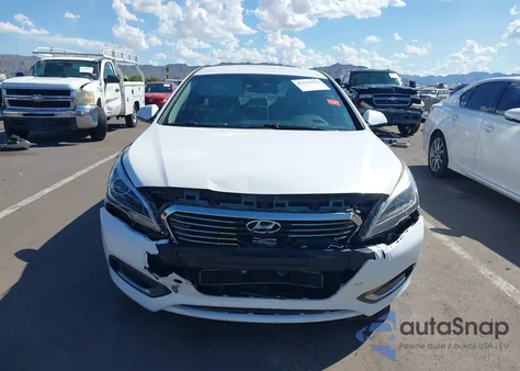 2017 Hyundai Sonata Plug-In Hybrid Limited из США, поврежденный, VIN KMHE54L28HA071637